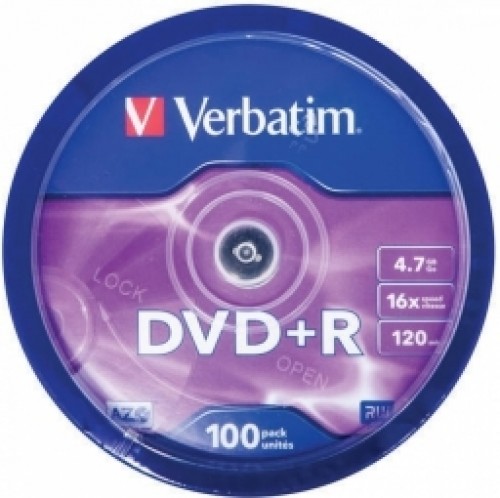 Matricas DVD+R AZO Verbatim 4.7GB 16x 100 Pack, Spindle image 2