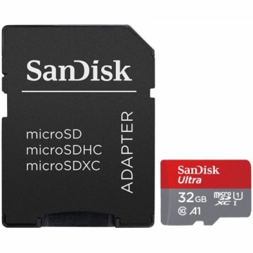 SANDISK 32GB Ultra MicroSDXC UHS-I Card with Adapter