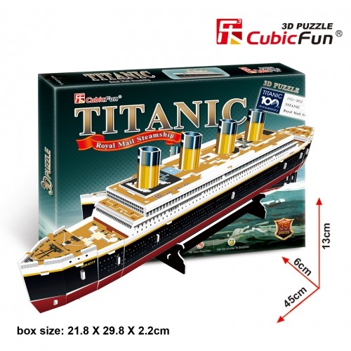 CubicFun 3D puzle Titaniks image 1