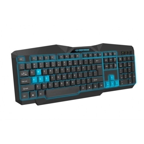 Esperanza EGK201B Blue Spēļu klaviatūra ar apgaismojumu ENG image 1