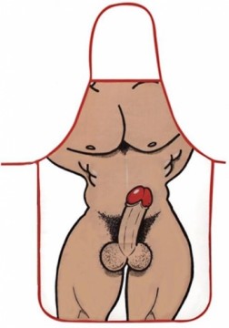 OV фартук с рисунком мужского тела [  ]