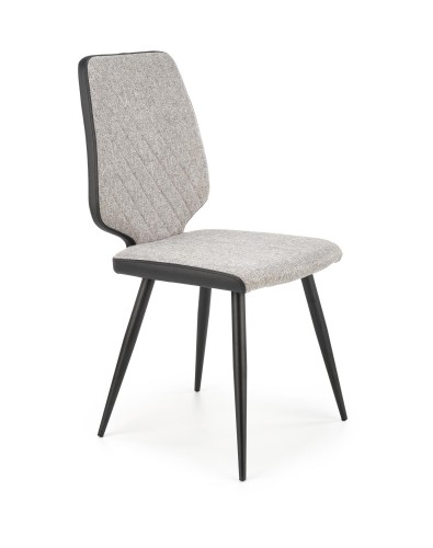 Halmar K424 chair color: grey/black image 1