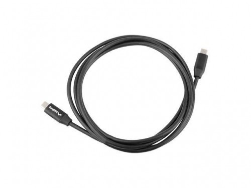 Lanberg Cable USB-C M/M 2.0 CA-CMCM-40CU-0010-Black 1m image 1