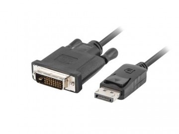 Lanberg CA-DPDV-10CU-0030-BK video cable adapter 3 m DisplayPort DVI-D Black
