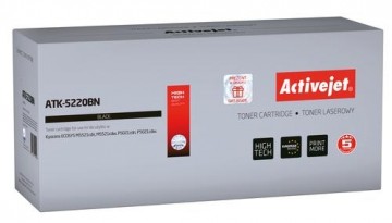 Activejet ATK-5220BN replacement Kyocera TK-5220K; Compatible; page yield: 1200 pages; Printing colours: Black. 5 years warranty