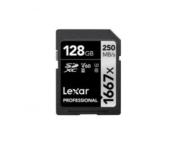 Lexar SDXC, 128 GB memory card UHS-II Class 10