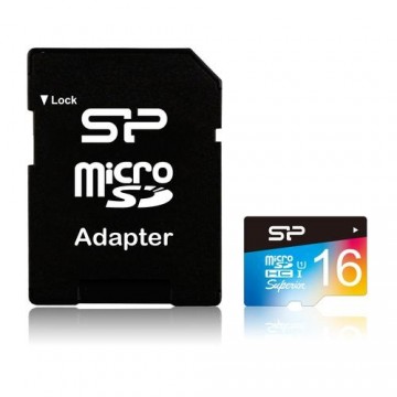 Silicon Power Superior memory card 16 GB MicroSDHC UHS-I Class 10