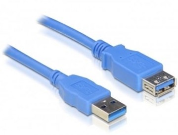 DeLOCK USB 3.0-A M/F - 2m USB cable USB A Blue