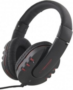 Esperanza EH142K headphones/headset Head-band Black, Red