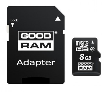 Goodram M40A memory card 8 GB MicroSDHC UHS-I Class 4