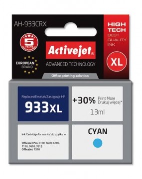 Activejet ink for Hewlett Packard No.933XL CN054AE
