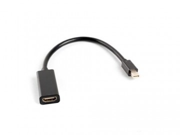 Lanberg AD-0005-BK cable gender changer Mini DisplayPort HDMI 1.3b Black