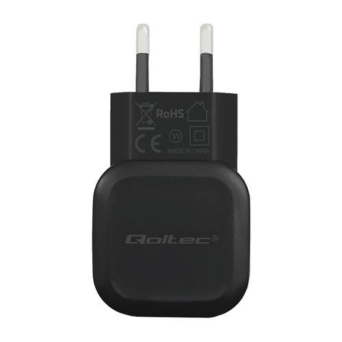 Qoltec 50180 mobile device charger Black Indoor image 2