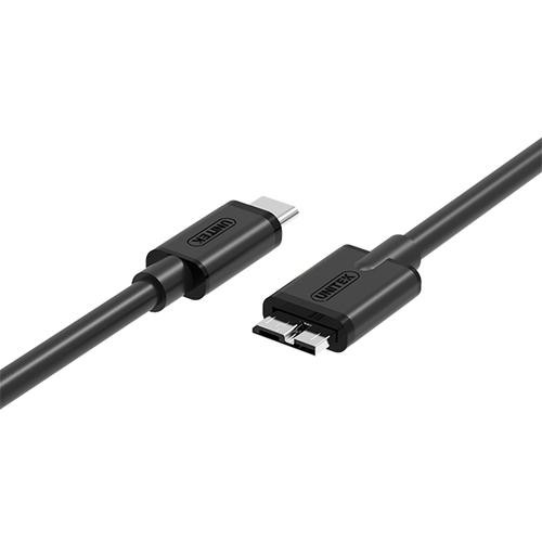 UNITEK Y-C475BK USB cable 1 m USB 3.2 Gen 1 (3.1 Gen 1) USB C Micro-USB B Black image 2