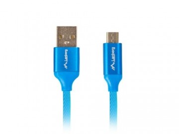 Lanberg CA-USBM-20CU-0018-BL USB cable 1.8 m USB 2.0 Micro-USB A USB A Blue