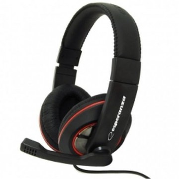 Esperanza EH118 headphones/headset Head-band Black, Red