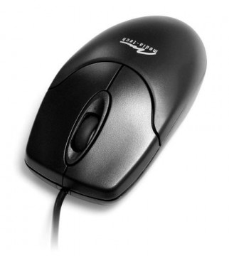 Media-Tech MT1075K-PS2 mouse Right-hand PS/2 Optical 800 DPI