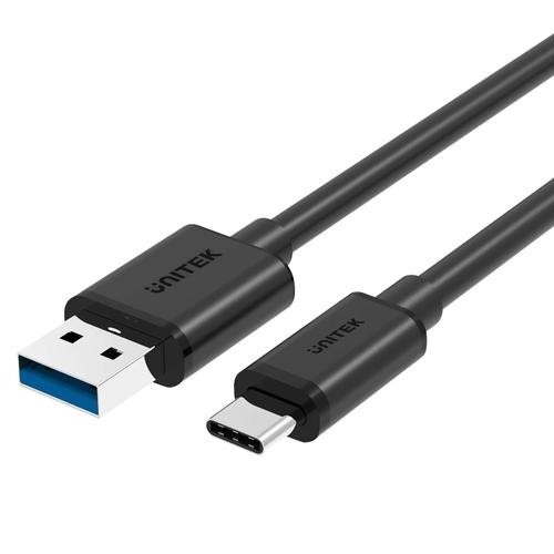 UNITEK Y-C474BK USB cable 1 m USB 3.2 Gen 1 (3.1 Gen 1) USB A USB C Black image 1