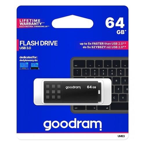 Goodram UME3 USB flash drive 64 GB USB Type-A 3.2 Gen 1 (3.1 Gen 1) Black image 2