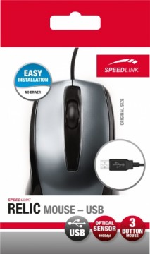 Speedlink pele Relic, pelēka (SL-610007-GY)