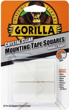 Gorilla тейп Mounting Tape Squares 24 шт.