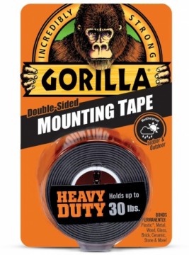 Gorilla līmlente Mounting Black 1,5m