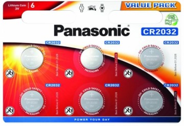 Panasonic Batteries Panasonic батарейка CR2032/6B