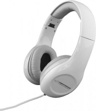 Esperanza EH138W headphones/headset Head-band 3.5 mm connector White