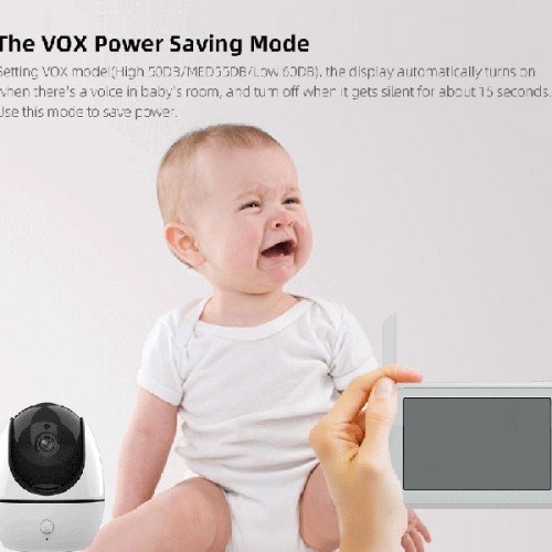Bērnu uzraudzības video monitors, Video aukle ABM200S HD720P image 3