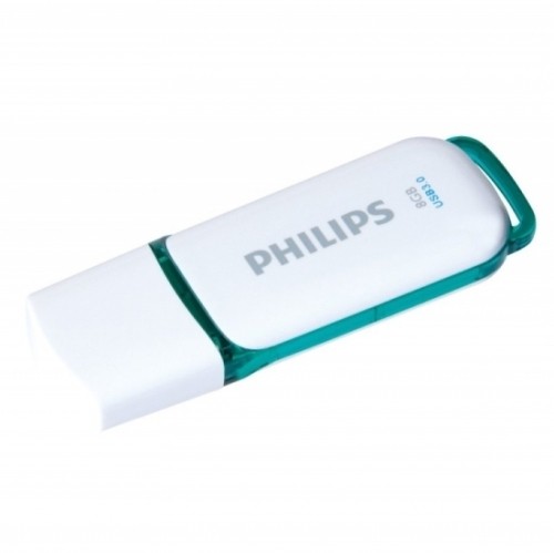 Philips USB 3.0 Flash Drive Snow Edition (zaļa) 8GB image 1