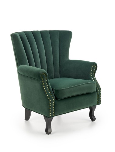 Halmar TITAN chair color: dark green image 1