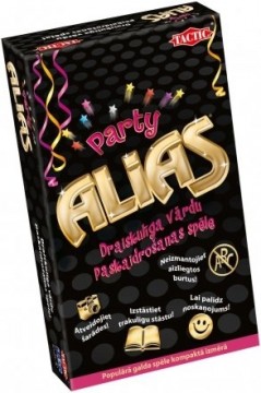Tactic Spēle Alias Party, ceļojumu versija, latviešu val.