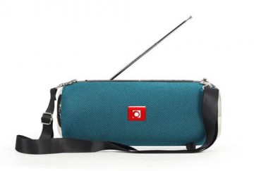 Gembird SPK-BT-17 portable Bluetooth speaker with FM-radio, green