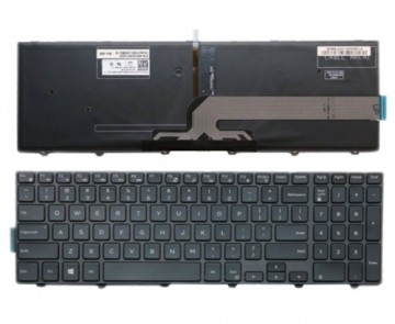 Клавиатура для ноутбука DELL Inspiron 5558 с подсветкой (US)