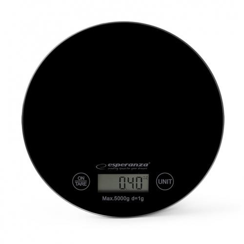 Esperanza EKS003K kitchen scale Black Countertop Round Electronic kitchen scale image 1