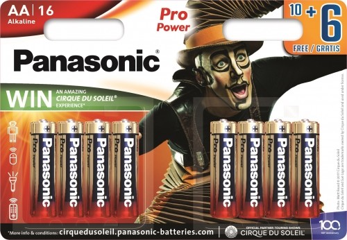 Panasonic Batteries Panasonic Pro Power baterija LR6PPG/16B 10+6gb. image 2