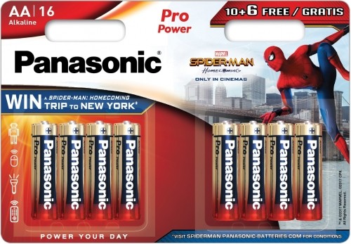 Panasonic Batteries Panasonic Pro Power baterija LR6PPG/16B 10+6gb. image 3