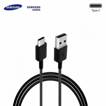 Samsung EP-DR140ABE USB 2.0 2A to Type-C 3.1 Qualcom Datu un uzlādes Kabelis 0.8m Melns (OEM)