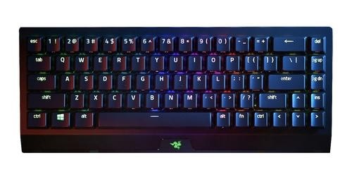 Razer BlackWidow V3 Mini HyperSpeed Mechanical Gaming Keyboard, RGB LED light, US, Wireless, Black, Yellow Switch image 1