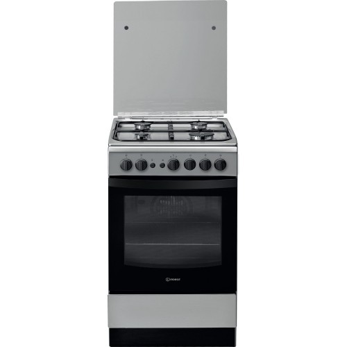 Gas stove with electric oven Indesit IS5G1PMXE image 1