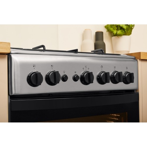 Gas stove with electric oven Indesit IS5G1PMXE image 4