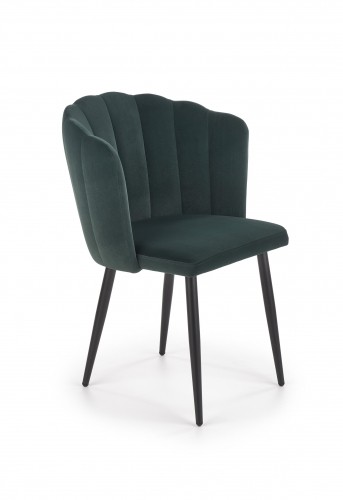 Halmar K386 chair, color: dark green image 1