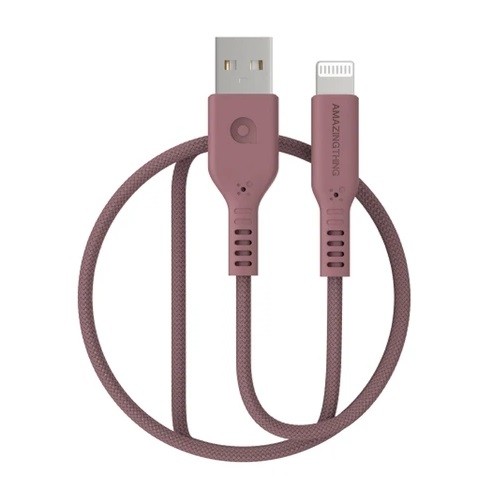 Amazingthing Cable USB A - Lightning (pink, 1.1m) Speed Pro Zeus image 1