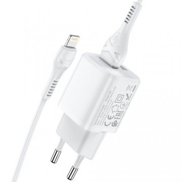Hoco N8 Зарядное устройство 2.4A  + Lightning кабель 1m