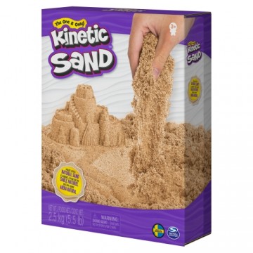 SPIN MASTER KINETIC SAND Kinētiskās smiltis, brūnas 2,5 kg