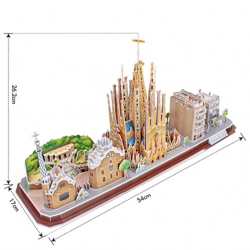 CUBICFUN 3D puzle „Barselona“ image 4