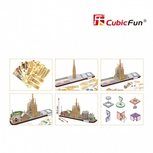 CUBICFUN 3D puzle „Barselona“ image 5