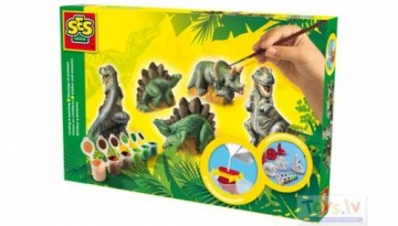 SES Ģipša figūras veidošanas komplekts Dinozauri