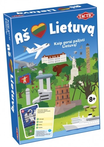 TACTIC Board Game I Love Lithuania (Lietuviešu val.) image 3