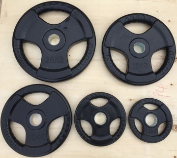 PX-Sport WP010 Gumijas disks ar 3 rokturiem, Ø50mm, 2.5kg